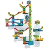 Image de VTech - Marble Rush Ultimate Vertical Run V100E - Circuit à Billes Électronique à la Verticale, 93 Pièces et 10 Billes - Jeu de Construction à Fixer - Cadeau Enfant Dès 6 Ans - Contenu en Français