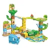 Image de VTech - Marble Rush Junior Animal Set J100 - Circuit à Billes Enfant, 58 Pièces et 6 Billes - Jeu de Construction, Jouet Animaux de la Savane - Cadeau Enfant Dès 3 Ans - Contenu en Français