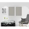 Image de Soleil d'ocre, Noemie Paire de Brise bise, Polyester, Taupe, 60x90 cm