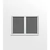 Image de Soleil d'Ocre 043542 Dolly Paire de Brise Bise Polyester Anthracite 60 x 90 cm