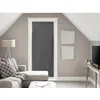 Image de Soleil d'ocre Voile pour Porte fenêtre en Coton 90x200 cm Panama Anthracite