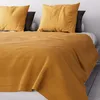 Image de Soleil d'ocre, Adele, Couvre lit, jeté de canapé, Coton, Jaune, 220x240 cm