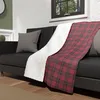 Image de Soleil d'ocre Plaid Polaire Microfibre doublé Sherpa 120X160 cm Tartan