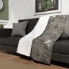 Image de Soleil d'ocre Plaid Polaire Microfibre doublé Sherpa 120X160 cm Safari