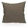 Image de Soleil d'ocre Housse de Coussin Unie 40x40 cm Alix Moka