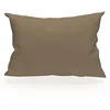 Image de Soleil d'Ocre 554829 Taie d'Oreiller US 57 Fils Coton Uni Taupe 50 x 75 cm