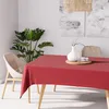 Image de Soleil d'ocre, Alix Nappe Rectangle Anti-tâches, Polyester, Rouge, 140x300 cm