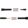 Image de Zéfal Z Bar Plugs Repair Intégré dans Le Cintre VTT-Set de Mèches et Outils-75g-Aluminium Anodisé-Universel & Innovant Kit de réparation Tubeless Vélo Mixte Adulte, Noir, 2 x 50 mm