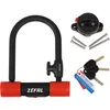 Image de ZEFAL K-Traz U13, Antivol En U Vélo Haute Résistance - Arceau En Acier Très Solide - Câble De 120cm Optionnel - Cadenas Pour Vélo, Vélo Électrique, VTT, Trottinette, Scooter, Moto