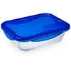 Image de Pyrex - Cook & go - Boîte Rectangulaire en Verre avec Couvercle Hermétique et Étanche Ø 20 cm - Cuisinez au Four, Conservez et Emportez