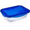 Image de Pyrex - Cook & go - Boîte Rectangulaire en Verre avec Couvercle Hermétique et Étanche Ø 24 cm - Cuisinez au Four, Conservez et Emportez