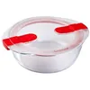 Image de Pyrex - Cook & Heat - Plat Rond en Verre avec Couvercle Hermétique Spécial Micro-ondes   Boîte de conservation   Cuisinez au four, Conservez et Réchauffez