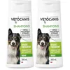 Image de Vetocanis - Shampooing Dermoprotecteur pour Chien Usage Fréquent - Extrait d’Aloe Vera Hydratant - 0 pourcent Silicone 0 pourcent Parabène - Made in France - Lad, 300 ML (Lot de 2)