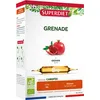 Image de SUPERDIET   GRENADE BIO   100% jus   Fabrication française   20 ampoules de 10 ml