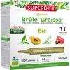 Image de SUPERDIET - QUATUOR BRÛLE-GRAISSE BIO - Minceur -Thé vert, Papaye, Son d'avoine, Guarana - Format nomade-20 Unidoses de 15 ml