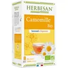 Image de HERBESAN®- FLEURS DE CAMOMILLE INFUSION BIO - Sommeil & Détente - Sans plastique - 20 sachets en papier (Lot de 2)