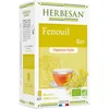 Image de HERBESAN®- FENOUIL INFUSION BIO - DIGESTION FACILE - Sans plastique - 100% plante BIO - 20 sachets en papier (Lot de 2)