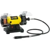 Image de Fartools Mini touret à meuler 120 W Ø75mm, vitesse variable 0-9900tr/min, polyvalent: meule, brosse à polir et flexible connecté à l'arbre