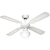 Image de Farelek Bali Ventilateur de plafond, 107 cm, blanc