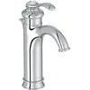 Image de Jacob Delafon - Mitigeur lavabo réhaussé Fairfax - Design rétro - Économie d’eau - Anticalcaire - 15,5x25,6x6,4cm - Finition Chrome - E72091-CP