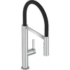 Image de Jacob Delafon - Mitigeur d'Évier de Cuisine RAPHAEL - Douchette Extractible Magnétique 360°, avec Fonction Pause - Economies d'eau - Aérateur Anti-Calcaire - 27x5,5x59 cm - Finition Chrome - E23311-CP