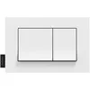 Image de Jacob Delafon - Plaque de Commande WC Suspendu - Compatible bâtis-support Jacob Delafon - Touches Rectangulaires - Finition Blanc brillant - E20858-00