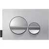 Image de Jacob Delafon - Plaque de Commande WC Suspendu - Compatible bâtis-support Jacob Delafon - Touches Rondes - Plaque Chrome Mat, Touches Chrome - E20859-CP-MTC