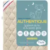 Image de P'TIT LIT - Matelas Enfant/Bébé Authentique - 70x140 cm - Lin d'origine végétale : Naturellement Thermorégulateur - sans Traitement Chimique - Déhoussable - Oeko Tex® - Fabrication Française