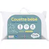 Image de P'tit Lit - Couette Bébé 75x120 cm - Idéale pour Lit 60x120 - Microfibre Ultra Douce et Légère - Garnissage Moelleux et Sain - sans Traitement Chimique - Certifiée Oeko-Tex