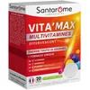 Image de Santarome Bio - Vita'max Multivitamines Effervescent - 12 Vitamines & 7 Minéraux, Guarana - Complément alimentaire Tonus et Vitalité - 20 comprimés