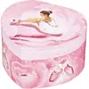 Image de TROUSSELIER - Ballerine - Boîte à Bijoux Musicale - Idéal Cadeau Jeune Fille - Phosphorescent - Brille dans la nuit - Musique Lac des Cygnes - Colori Rose