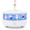 Image de TROUSSELIER - Veilleuse - Projecteur d'Etoiles Ballerine 14 Cm - Musical - Détection des Pleurs - Rechargeable USB