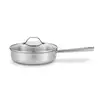 Image de Sauteuse tout inox Cicla 24 cm et couvercle en verre Beka