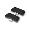 Image de Set 2 anses amovibles en bakélite noires Soft touch Evolution Beka