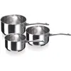 Image de Bekaline 12066974 Chef Série de 3 Casseroles en acier Inoxydable 16/20 cm