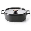 Image de BEKA COCOTTE OVALE NORI EN FONTE 31 CM 5.5 L, Black