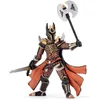 Image de Papo - Figurine chevalier triple hache - Dès 3 ans - Personnages légendaires - Jouet Royaume fantastique - Figurine chevaliers et dragons - Peinte à la main - 9 x 7 x 9 cm - Idée amusante et éducative