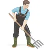 Image de Papo - Figurine Jardinier Réaliste - 3 Ans + - Collection La Vie À La Ferme - Jeu Créatif Monde Rural - Idée Cadeau Jouet Fille Garçon