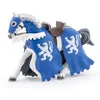 Image de Papo - Figurine Cheval du Chevalier Lion À La Lance Réaliste - 3 Ans + - Collection Fantastique & Médiéval - Jeu Créatif Aventures Médiévales - Idée Cadeau Jouet Fille Garçon