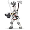 Image de Papo - Figurine Chevalier Blanc Au Cimier Réaliste - 3 Ans + - Collection Fantastique & Médiéval - Jeu Créatif Chevalerie Légendaire - Idée Cadeau Jouet Fille Garçon