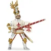 Image de Figurine Chevalier Blanc Fleur de Lys Réaliste Collection Médiéval 3 Ans