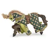 Image de Papo - Figurine Cheval Du Maître Des Armes Cimier Dragon Réaliste - 3 Ans + - Collection Fantastique & Médiéval - Jeu Créatif Univers Chevaliers - Idée Cadeau Jouet Fille Garçon
