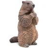 Image de Papo - Figurine Castor Réaliste - 3 Ans + - Collection La Vie Sauvage - Jeu Éducatif Animaux Des Rivières - Idée Cadeau Jouet Fille Garçon