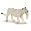 Image de Papo - 50203 - Figurine - Animaux - Lionne Blanche avec Petit