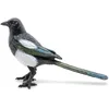 Image de Papo - Figurine Pie Réaliste - 3 Ans + - Collection La Vie Sauvage - Jeu Éducatif Oiseaux des Campagnes - Idée Cadeau Jouet Fille Garçon