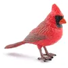 Image de Papo - Figurine Cardinal Rouge du Nord Réaliste - 3 Ans + - Collection Animaux des Jardins - Jeu Éducatif Oiseaux De Jardin - Idée Cadeau Jouet Fille Garçon