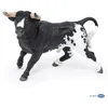 Image de Papo - Figurine Taureau Espagnol Noir Et Blanc Réaliste - 3 Ans + - Collection La Vie À La Ferme - Jeu Éducatif Animaux Élevage - Idée Cadeau Jouet Fille Garçon