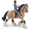 Image de Papo - Figurine Tinker Et Sa Jeune Cavalière Réaliste - 3 Ans + - Collection Monde Équestre - Jeu Créatif Équitation - Idée Cadeau Jouet Fille Garçon