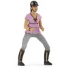 Image de Papo - Figurines A Collectionner - Cavalière Fashion - Cavalière Rose - Pour Enfants - A Partir De 3 Ans