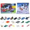 Image de Majorette - Calendrier de l'Avent 2025-8 Véhicules Die Cast Exclusifs, 12 Accessoires, 4 Planches de Stickers - Se Transforme en Playset - A Partir de 5 Ans